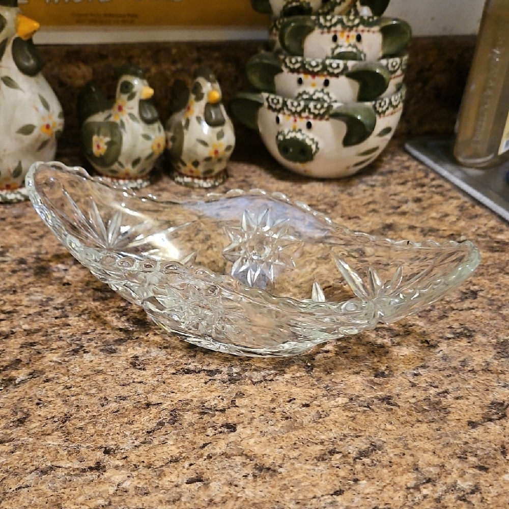 Star of David Ice Cream Bowl by Anchor Hocking